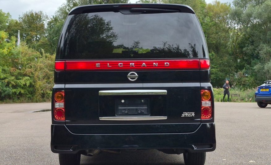 NISSAN ELGRAND Highway Star 2.5 V6 Auto 8 Seater MPV 57k Miles only Ulez Compliant