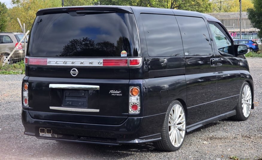NISSAN ELGRAND Rider Autech ME51 2.5 V6 Automatic MPV Low Mileage 31k Guaranteed